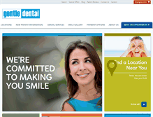 Tablet Screenshot of gentledental-mi.com